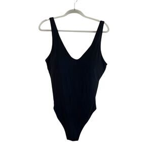 Athleta Seychelles One Piece Swimsuit Black Size XL Classic Removable Pads NWT
